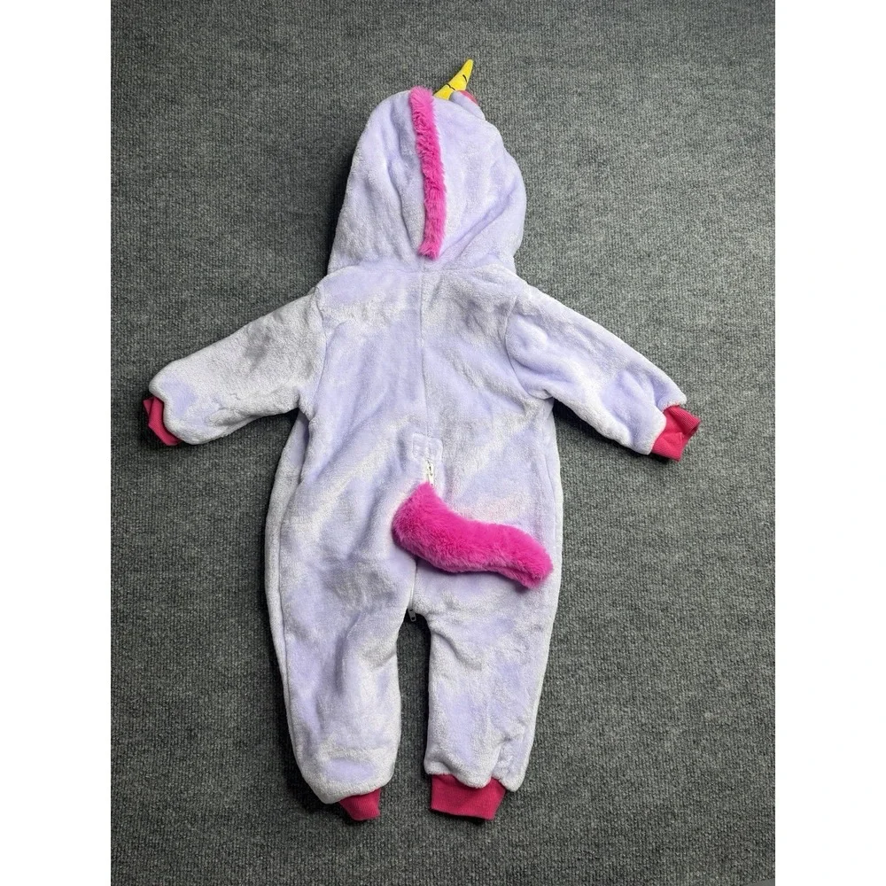 Costume Unicorn Baby Infant 6-9 Months Halloween Suit Light Purple